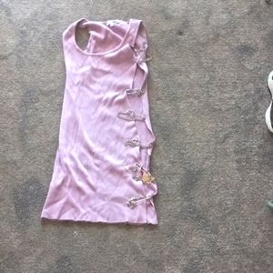 Fashion Nova lavender dress w metal pins